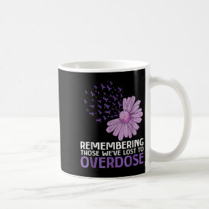 Taza De Café Camisa De Concienciación Sobre La Sobredosis En Me