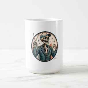 Taza De Café Camisa de conductor esqueleto elegante