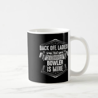 Taza De Café Camisa de esposa de jugador de bolos