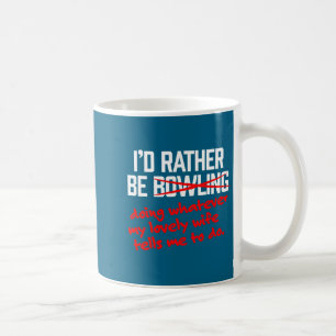 Taza De Café Camisa De Hombre Bolos Esposa Encantadora Jugadora