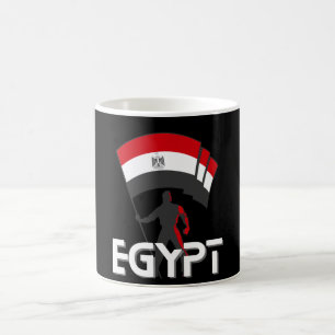 Taza De Café Camisa de la Bandera de Egipto