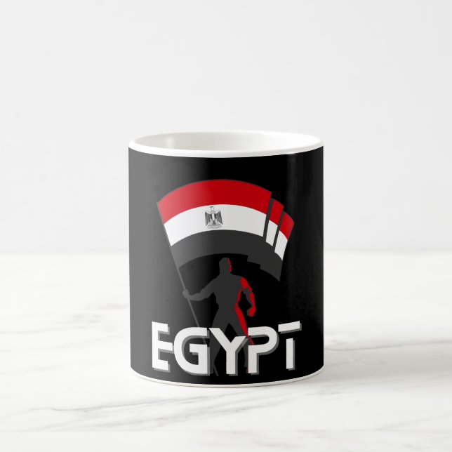 Taza De Café Camisa de la Bandera de Egipto (Centro)