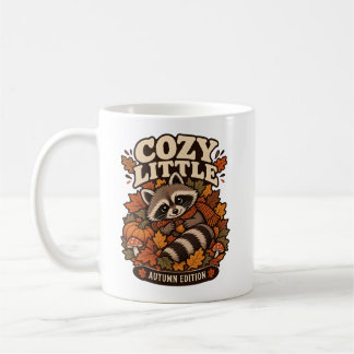 Taza De Café Camisa de mapache de otoño acogedor, regalo de ani
