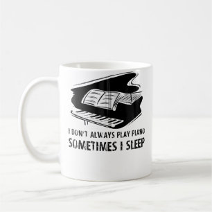 Taza De Café Camisa de Piano - Regalos de Piano - Regalos para