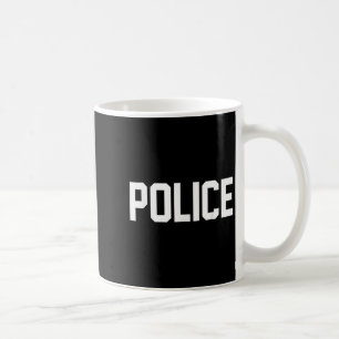 Taza De Café Camisa De Policía Para Oficial De Policía Disfraz 