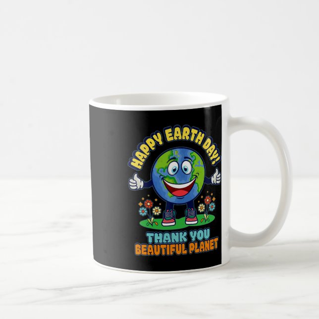 Taza De Café Camisa del Día de la Tierra1 (Derecha)