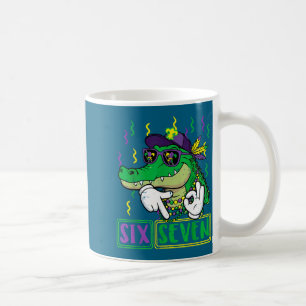 Taza De Café Camisa Six Seven Alligator 6 7