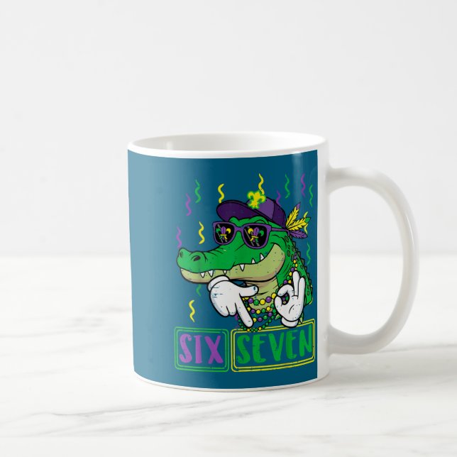 Taza De Café Camisa Six Seven Alligator 6 7 (Derecha)