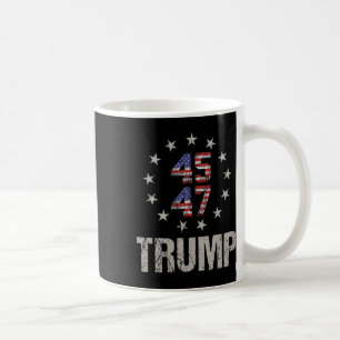 Taza De Café Camisas de Donald Trump 47 Presidente De Estados U