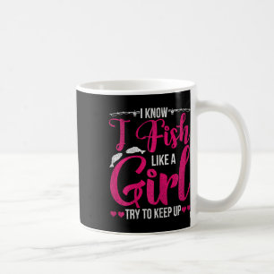 Taza De Café Camisas De Pesca Para Chicas Pescado B Pesca