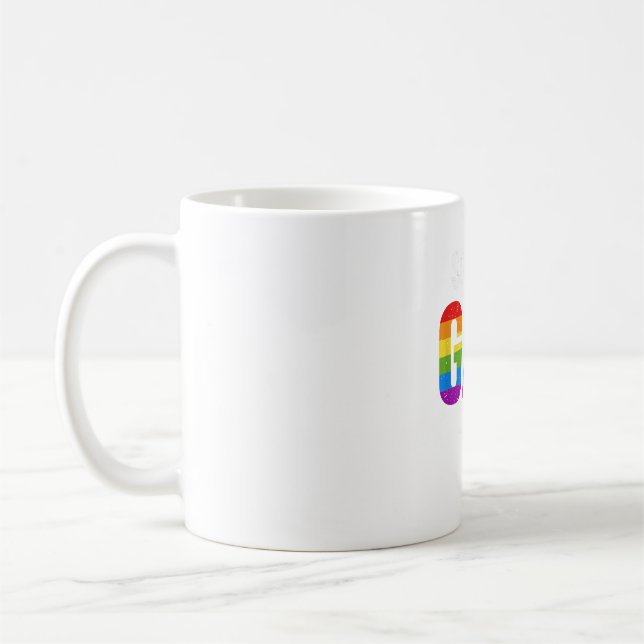 Taza De Café Camisas del Orgullo Gay Gay Hombres LGBT suenan Ga (Izquierda)
