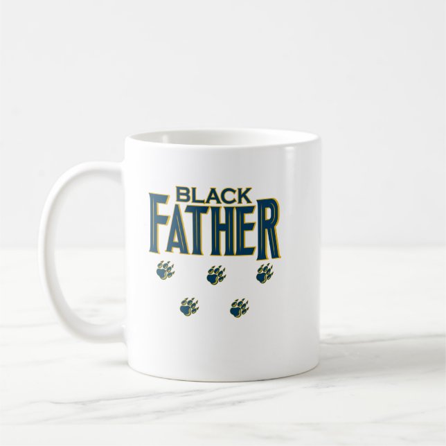 Taza De Café Camisas para padres negros (Izquierda)