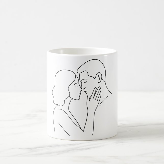 Taza De Café Camiseta (Centro)
