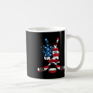 Taza De Café Camiseta_1.png de hockey sobre bandera estadounide