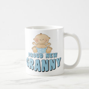 Taza De Café Camiseta Abuela Nueva ORGULLOSA