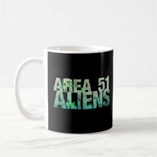 Taza De Café Camiseta alienígena Area 51