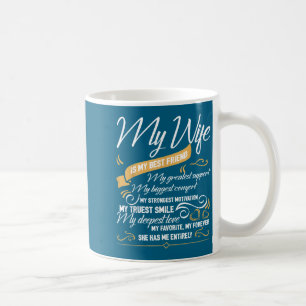 Taza De Café Camiseta amo a mi esposa, camiseta mi esposa es am