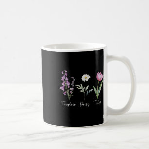 Taza De Café Camiseta Anti Trump Floral Sutil Flores Dedalera