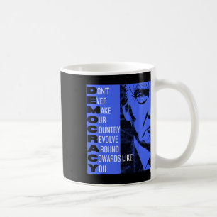 Taza De Café Camiseta anti Trump pro democracia Resist! Progres