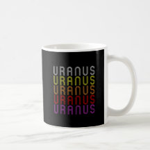 Camiseta Astronomía Retro Vintage Planeta Urano