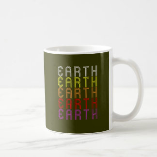 Taza De Café Camiseta Astronomía Vintage Retro Planeta Tierra