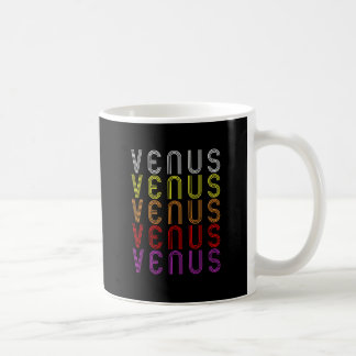 Taza De Café Camiseta Astronomía Vintage Retro Planeta Venus