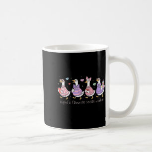 Taza De Café Camiseta Bonita El Favorito de Cupido Trabajador S