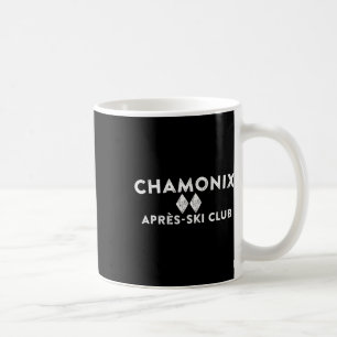 Taza De Café Camiseta Chamonix Apres Ski Club Estilo Retro Esqu