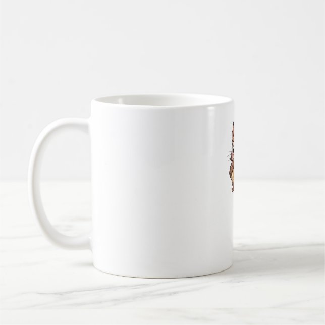 Taza De Café camiseta clásica de ardilla otoñal (Izquierda)