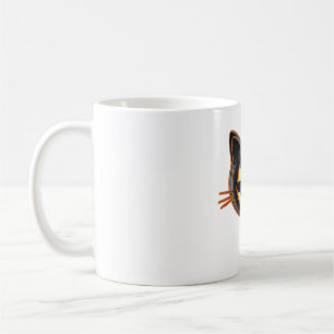 Taza De Café Camiseta clásica de Emoji de gato negro o'Lantern