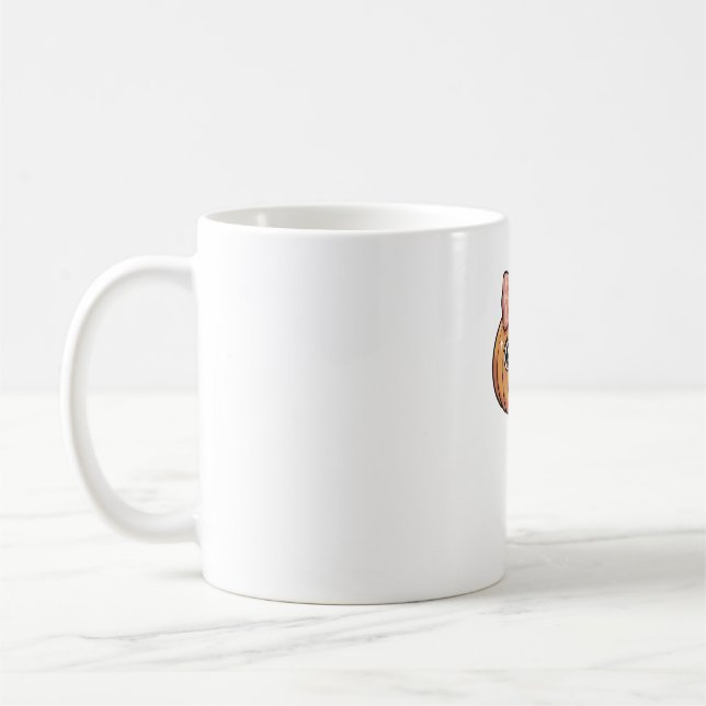 Taza De Café camiseta clásica kawaii (Izquierda)