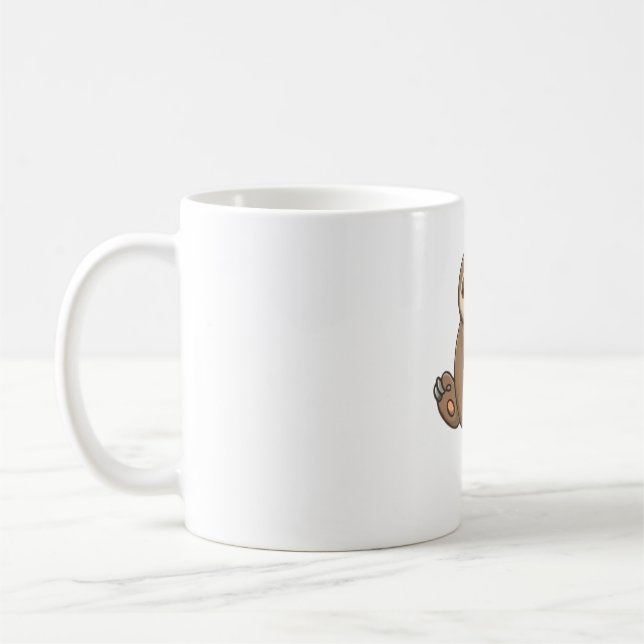 Taza De Café Camiseta Clásica Sloth (Izquierda)