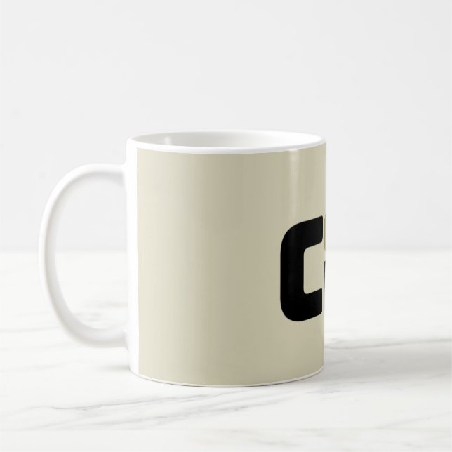 Taza De Café Camiseta "Coffee Lover's Club" (Izquierda)