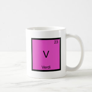 Taza De Café Camiseta con símbolo de elemento químico divertido