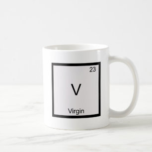 Taza De Café Camiseta con símbolo del elemento químico divertid