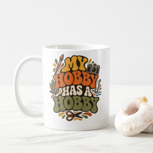 Taza De Café Camiseta Creativa Retro Mi Pasatiempo Tiene Un Pas