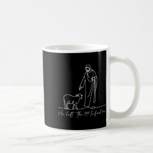 Taza De Café Camiseta Cristiana Dejó Los 99 Para Encontrarme Fe