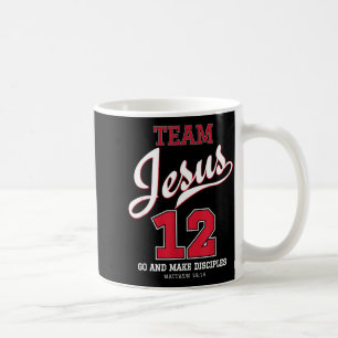 Taza De Café Camiseta cristiana Jesús y equipo de béisbol Jesús