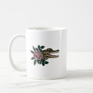 Taza De Café Camiseta Cute Alligator Classic