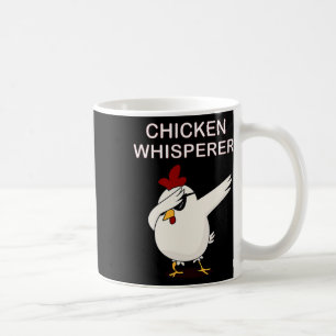 Taza De Café Camiseta Dabbing de quien susurra a los pollos Dab