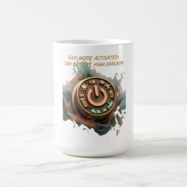Taza De Café Camiseta Dad Mode Activado, Regalo Divertido para 