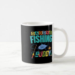 Taza De Café Camiseta Daddys Fishing Buddy para niños niñas Pro