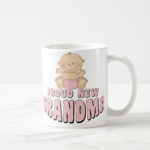 Taza De Café Camiseta de Abuela Nueva ORGULLOSA