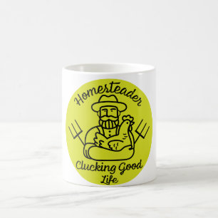 Taza De Café Camiseta de agricultor de granja autosuficiente