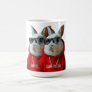 Taza De Café "Camiseta de Amante Conejo Adorable"