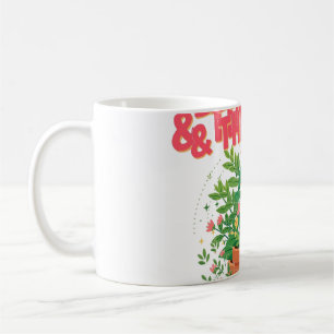 Taza De Café Camiseta de amante de plantas divorciada y prósper