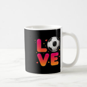 Taza De Café Camiseta de amor al fútbol, Ropa de fanático de fú