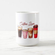 Camiseta de arte de café para hombres | Calle de t
