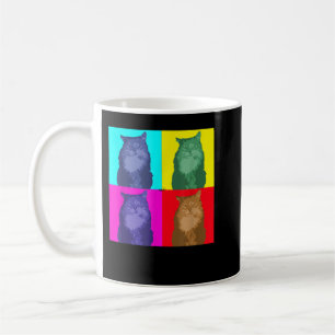 Taza De Café Camiseta de arte pop de Maine Coon Cat