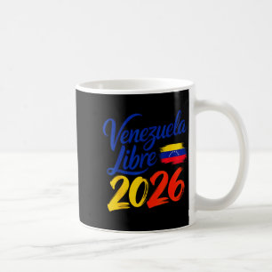 Taza De Café Camiseta de arte Venezuela Libre Patriótica Libert